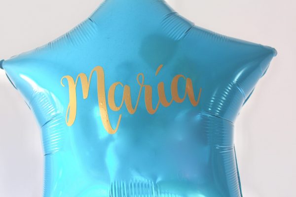 Bouquet coche vintage y estrella personalizada con helio - Imagen 3