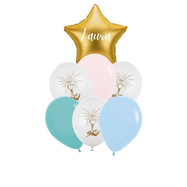Bouquet Comunión con Estrella personalizada - Imagen 2