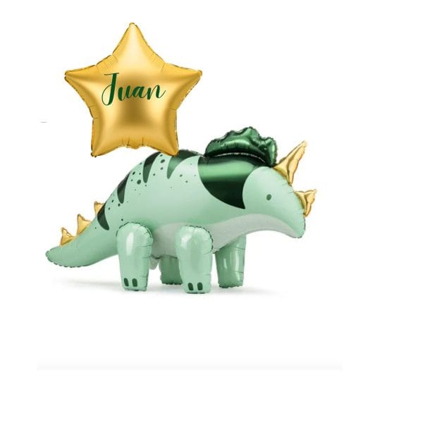 Dinosaurio con Estrella Personalizada